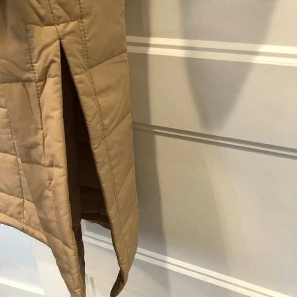 Rains Liner Puffer Coat Women’s XL Sand - Picture 6 of 8